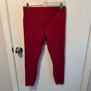 Athleta Women's Red Running Tights